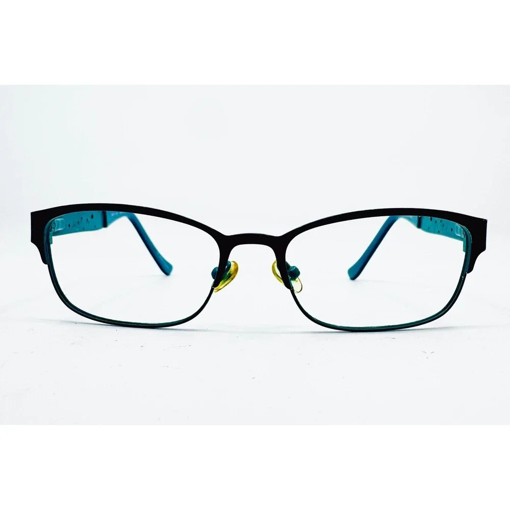 Karen Kane Eyeglasses Womens Brown Teal Fairy Moss Floral 52-17-135